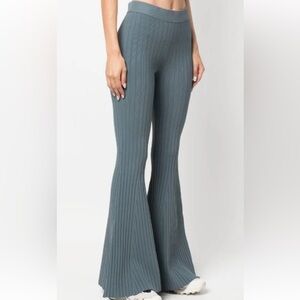 Blue Knit Pants